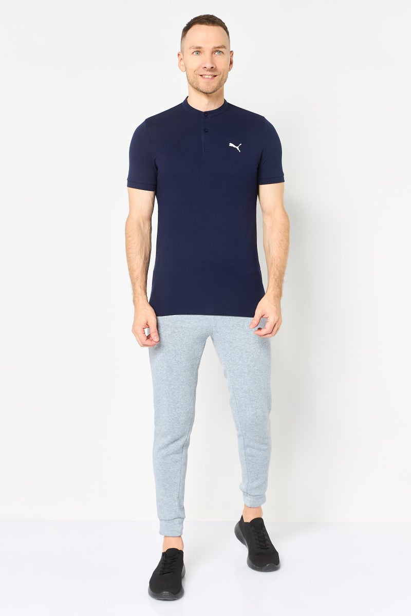 PUMA Men Slim Fit Short Sleeve Outdoor Polo Shirt, Navy Blue - Image 2